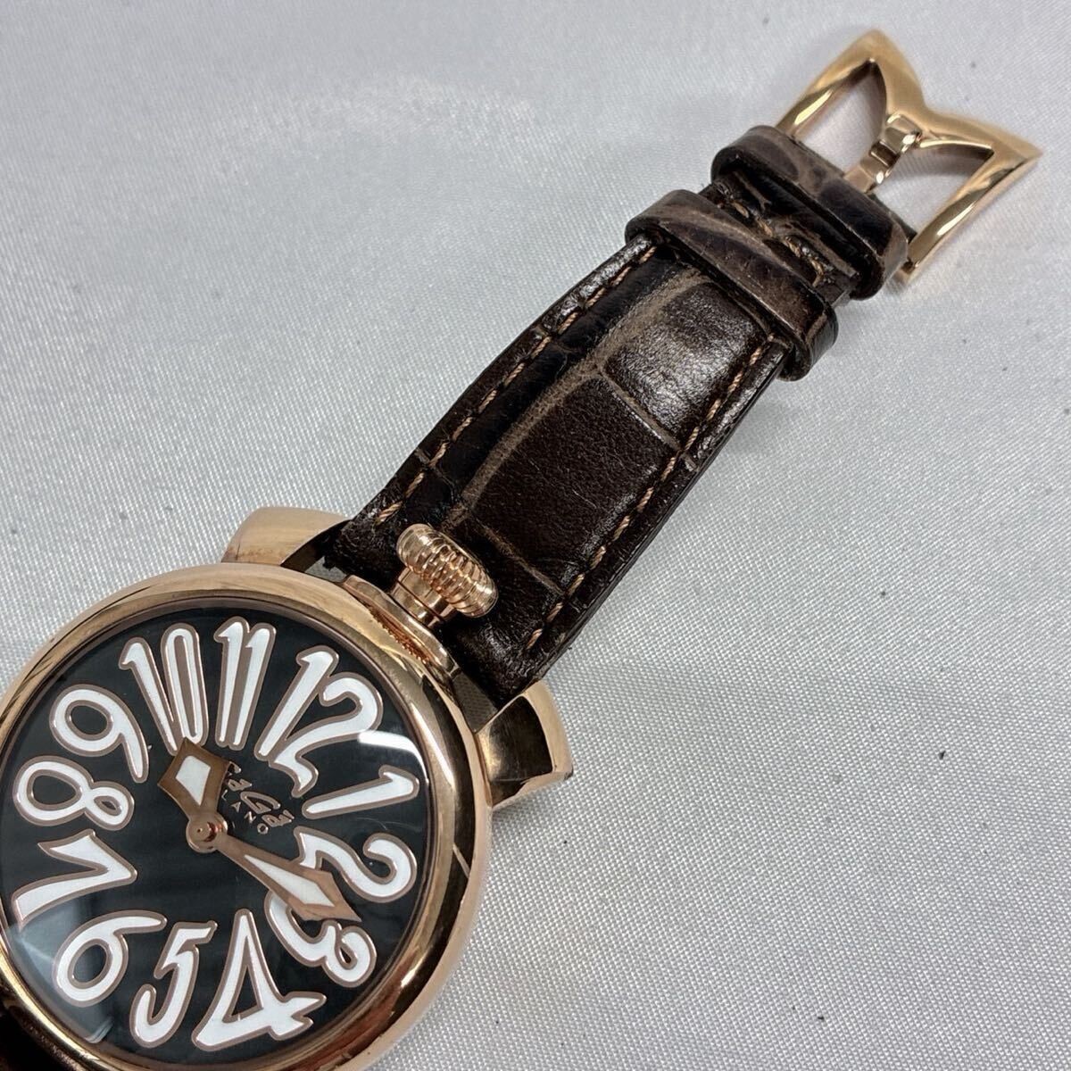 Gaga Milano Manuale 40 Stainless Steel 40mm Black Dial Quartz Unisex #WPW468 FS