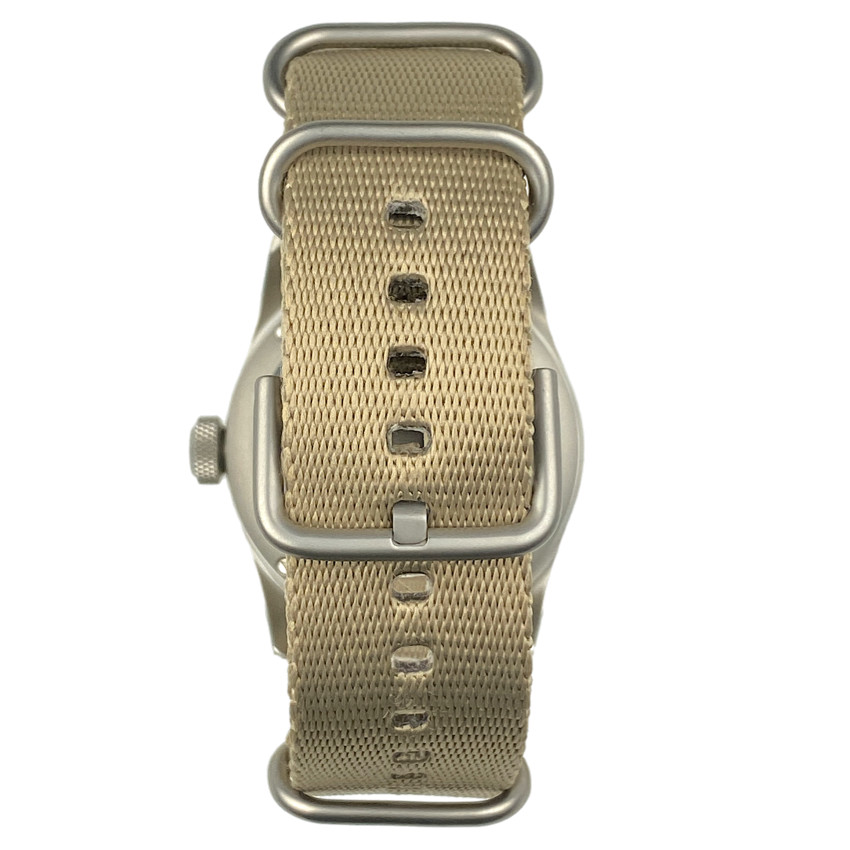 Benrus Classic C1-SB-BE-NT Tan Dial Stainless Steel Date 41MM Men’s Automatic
