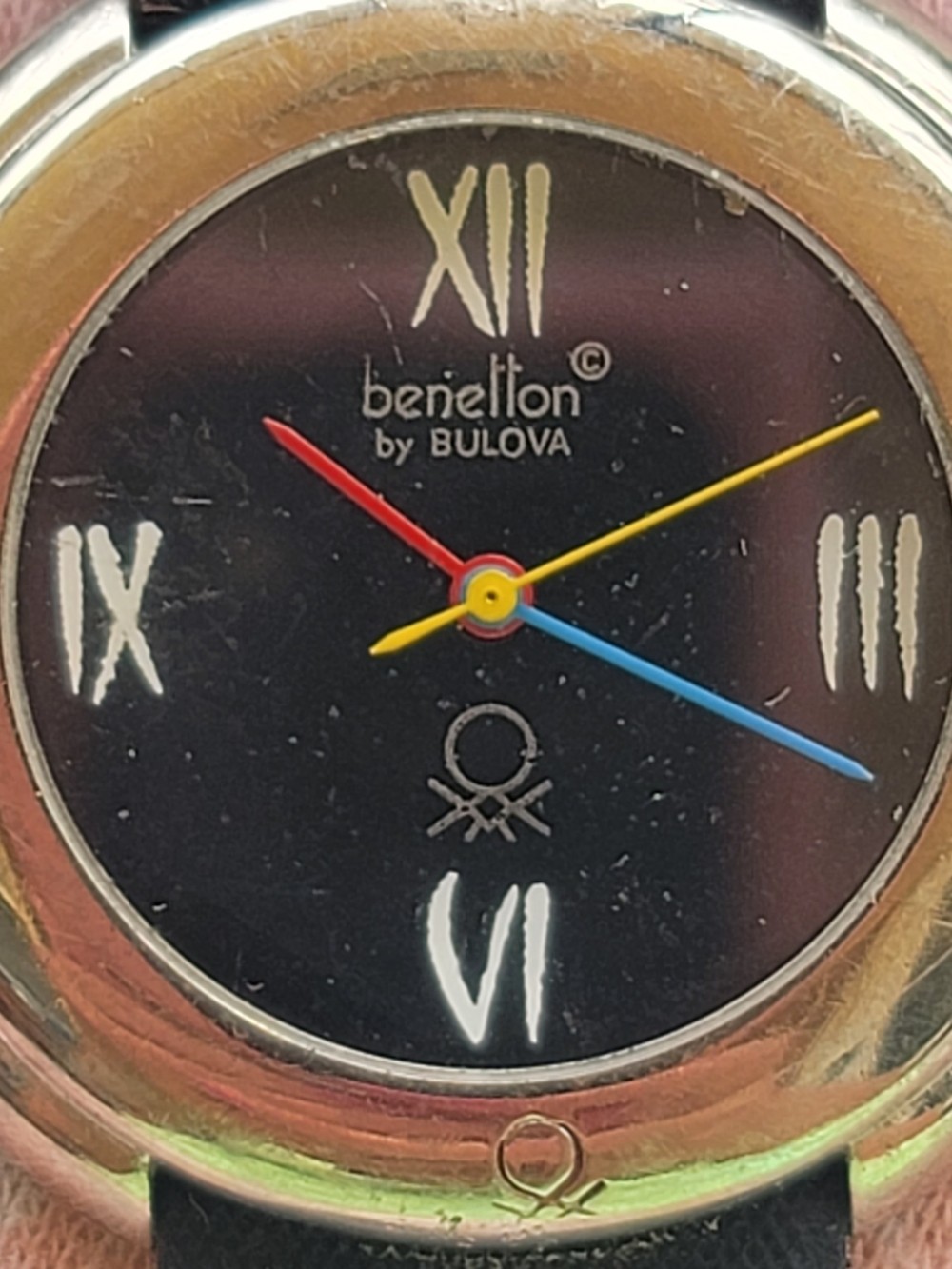 Vintage Benetton By Bulova Pop Art 1990s Watch