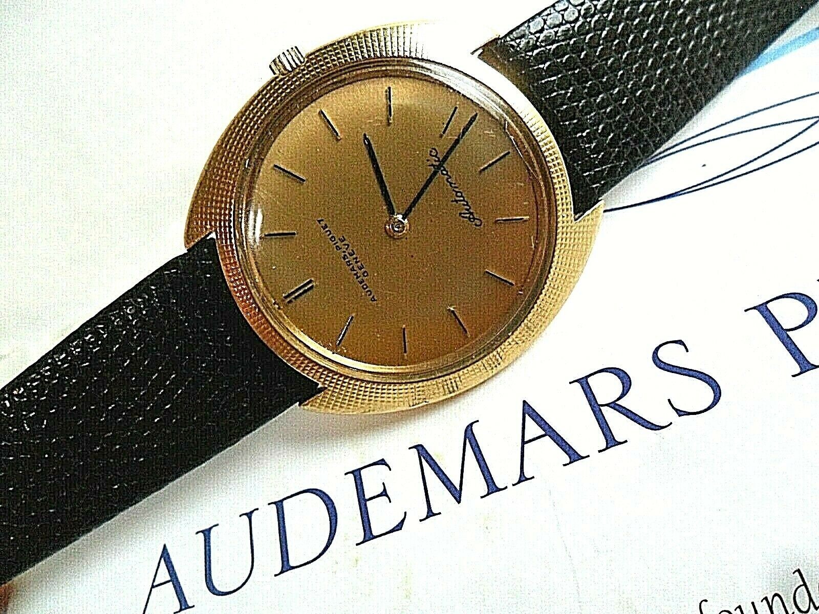 Audemars Piguet/AP Hobnail 18KYG Cal.K2120 Automatic Winding 1970 Watch