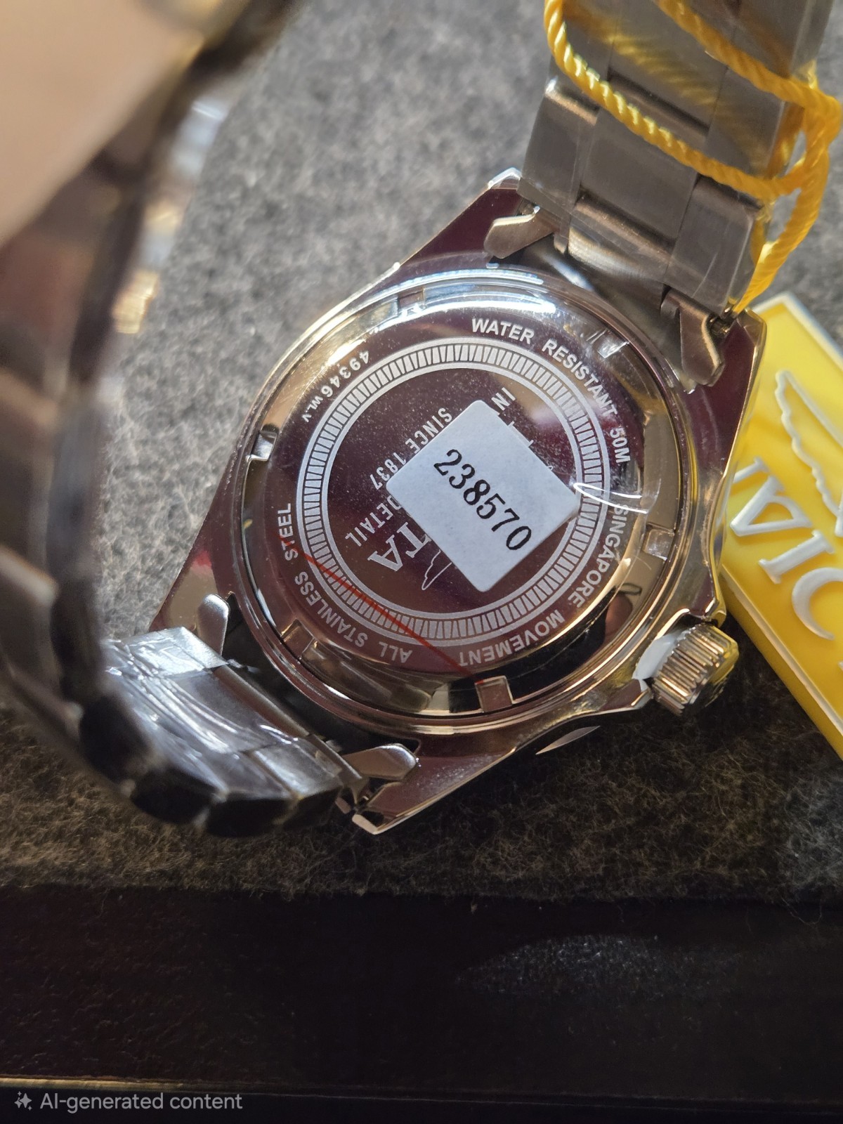 New – Invicta Specialty Rowan Men’s Watch – 40mm. Steel (49346)