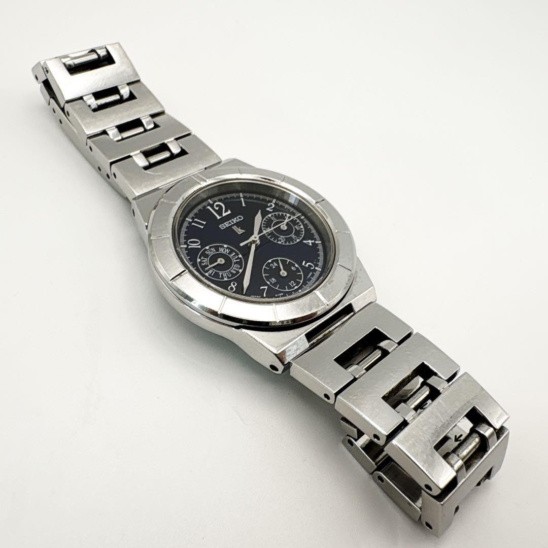 Seiko Lukia Women’s Watch 5Y89-0B30 Silver Black