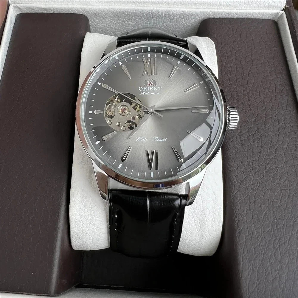 Orient Watch Bambino Classic Men Luxury Gift Automatic Mechanical Leather Strap
