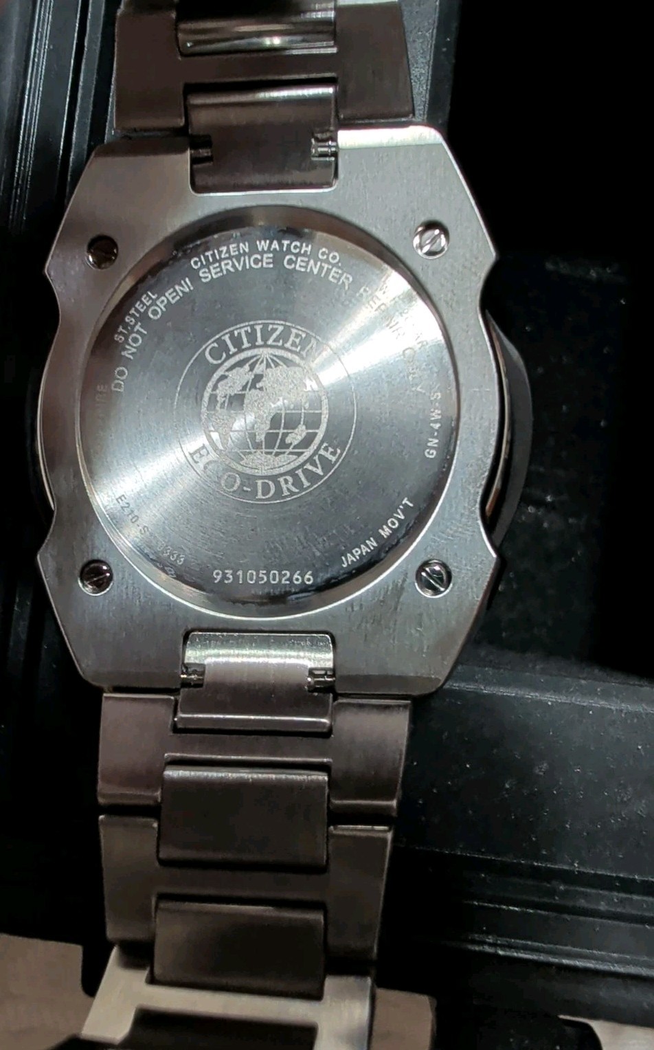CITIZEN ECO-DRIVE E210-S116333 CHRONOGRAPH WATCH SILVER BLUE (MVP030340)