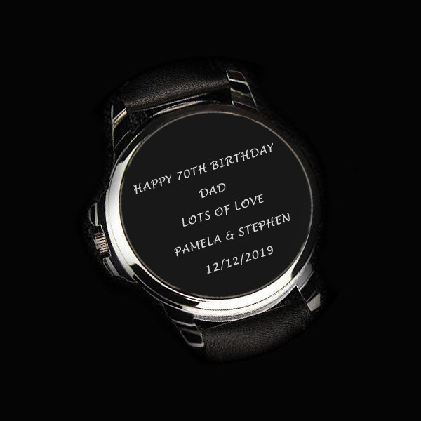 MACLAREN SCOTTISH CLAN TARTAN WRIST WATCH BIRTHDAY ANNIVERSARY DAY GIFT ENGRAVED