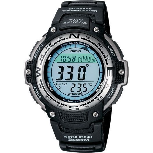 Casio SGW100-1V Men’s Green-Blue and Black Watch