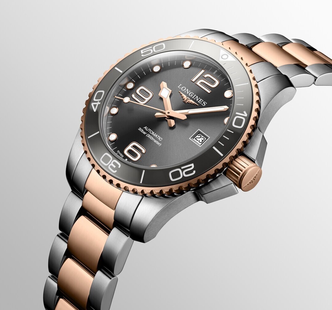 Longines Hydroconquest 43 MM Automatic Stainless Steel Grey Dial Watch L37823787