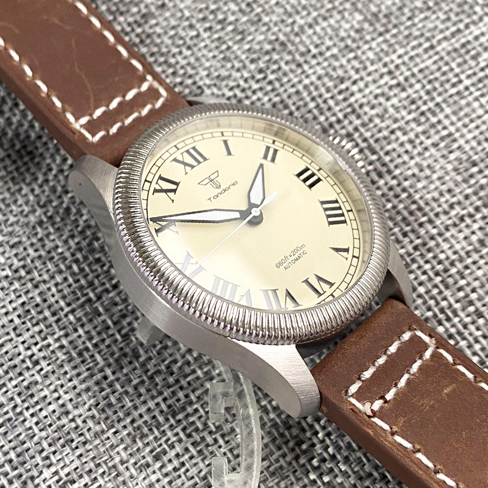 20ATM Diver Fluted 39mm Roman Mark NH35A PT5000 Auto Men’s Watch Sapphire Glass
