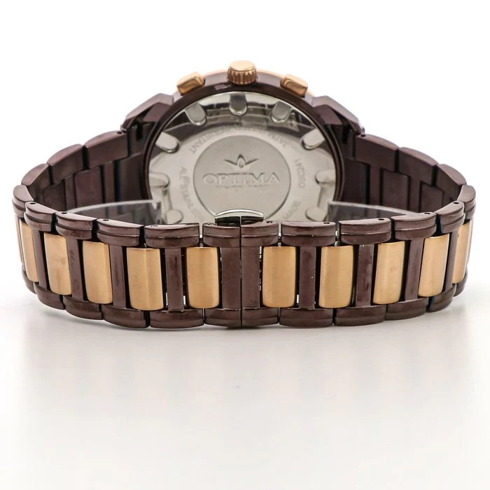 Optima – Swiss Dual Time – OSC241-CR-7 Quartz 43mm OSC241 30 m (3 ATM / 100