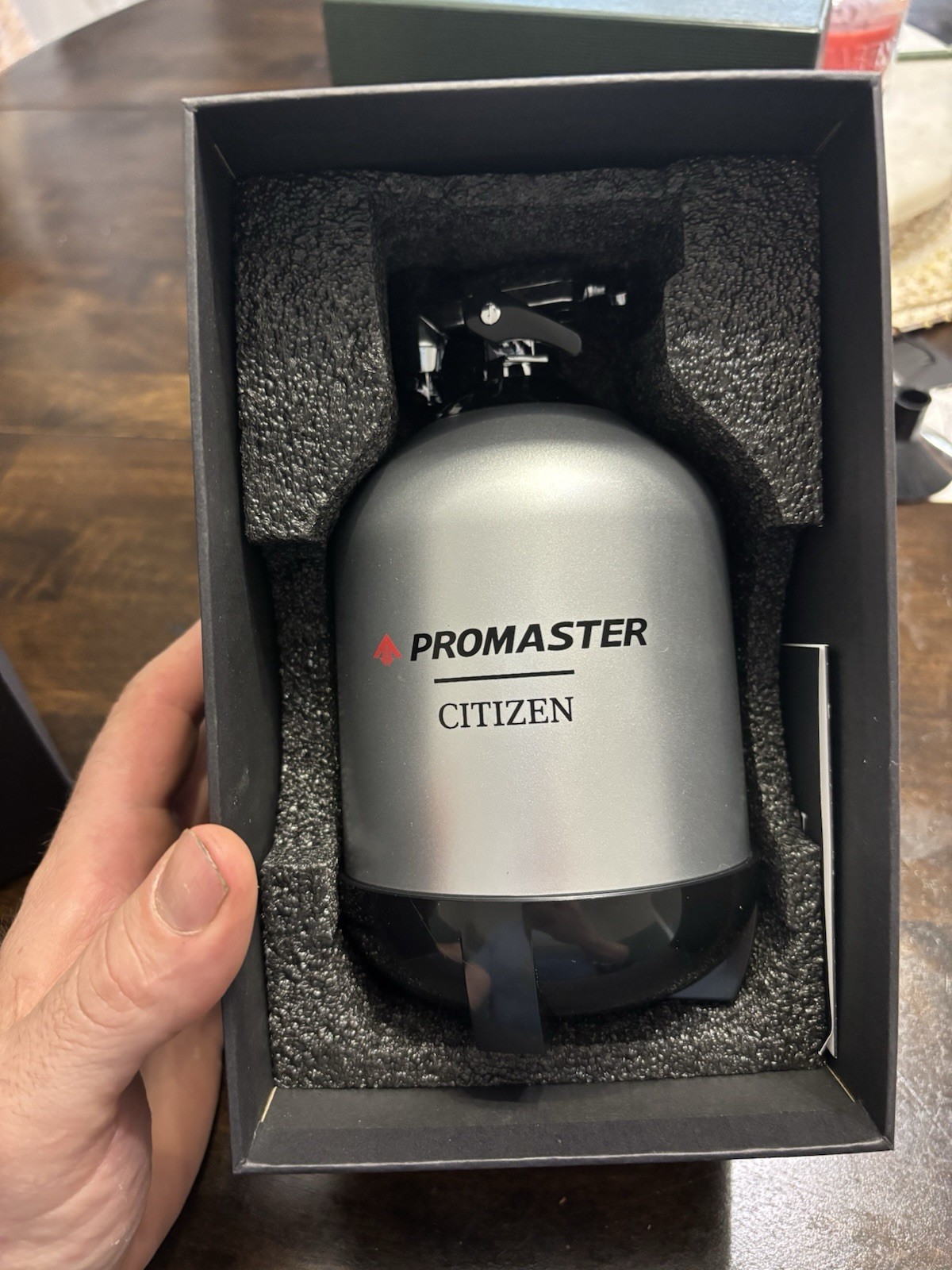 Citizen Promaster Auto Diver 200m Date 41mm Black Dial SS Bracelet Box Papers