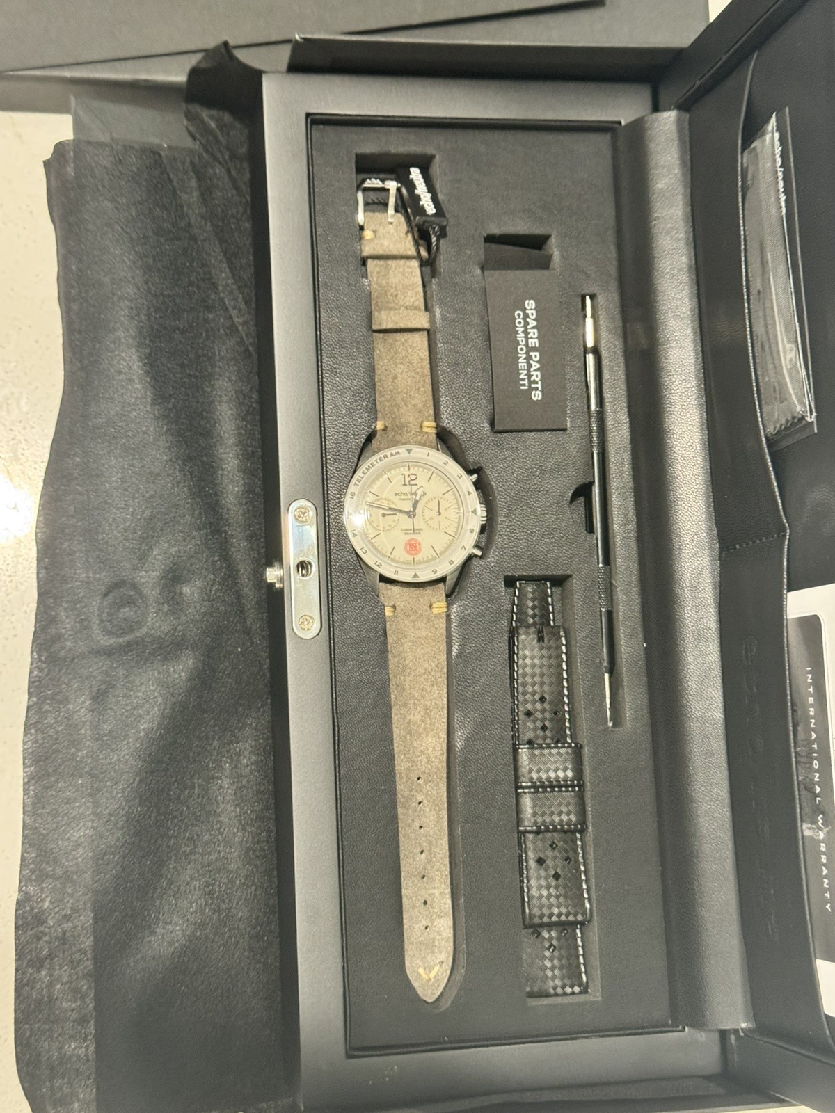 Echo/Neutra Cortina 1956 | Ivory Chronograph Swiss Made Hand winding LIMITED