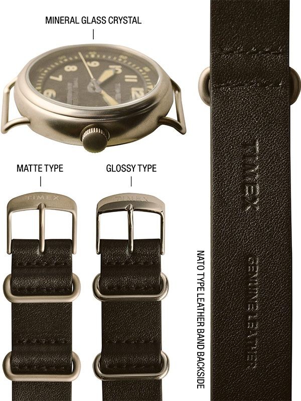 AVIREX TIMEX Watch Avirex 50th Anniversary TIMEX TYPE 25A Midget 7835973002 AVIR