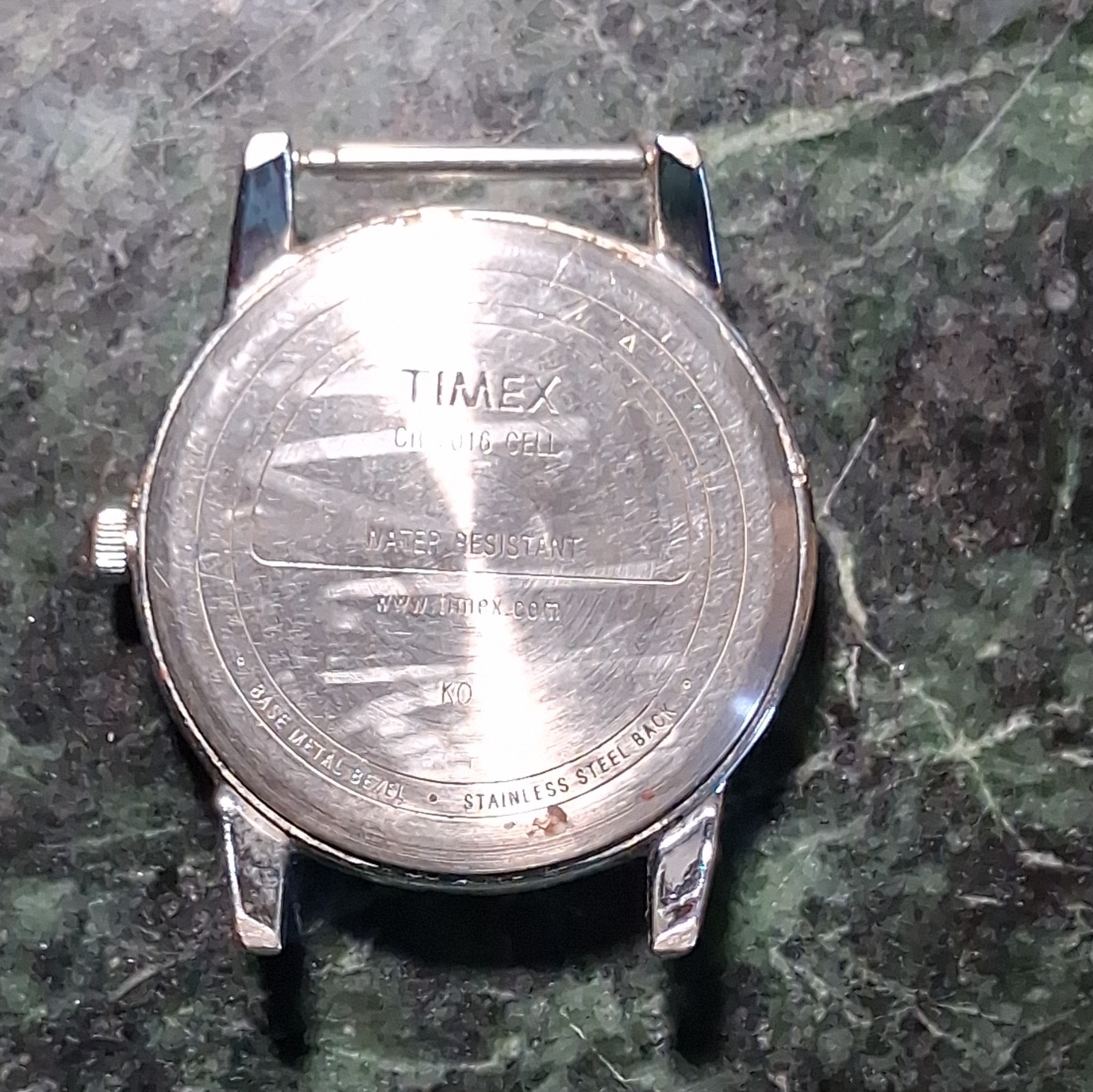 Timex Indiglo White Dial Arabic Numerals Quartz 38mm 30m Silver Bracelet