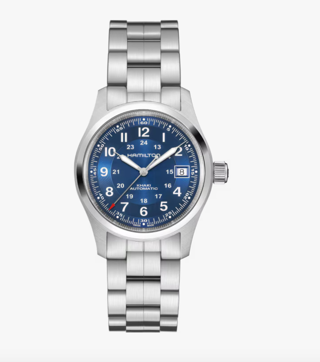 Hamilton Khaki Field Blue dial Auto 38mm Stainless steel Men’s Watch H70455140