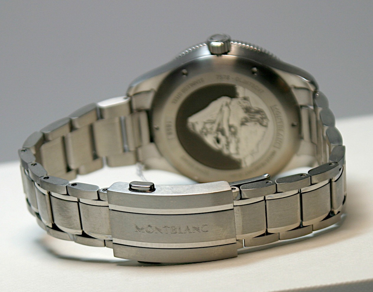 Montblanc 1858 Iced Sea Automatic Blue 300m Ref.: 129369 NEW!