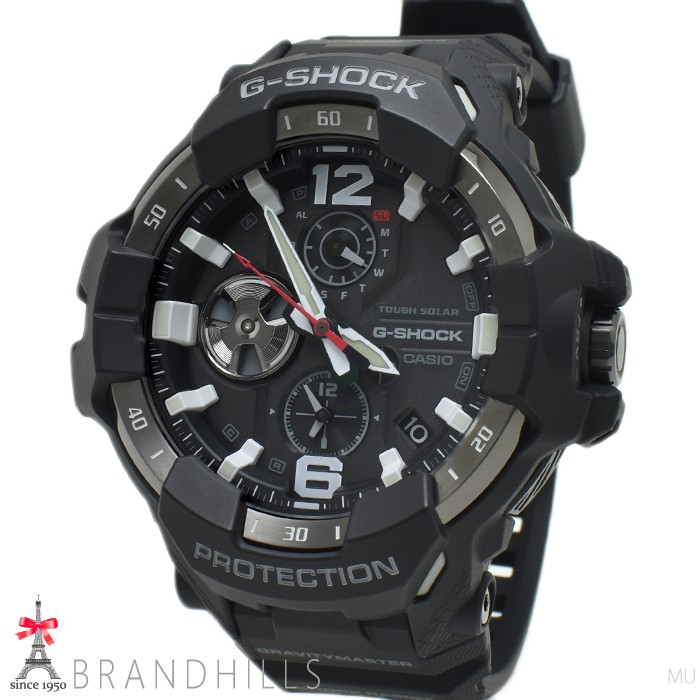 CASIO G SHOCK Gravitymaster Solar Bluetooth Mobile Link Carbon Resin SS GR B300