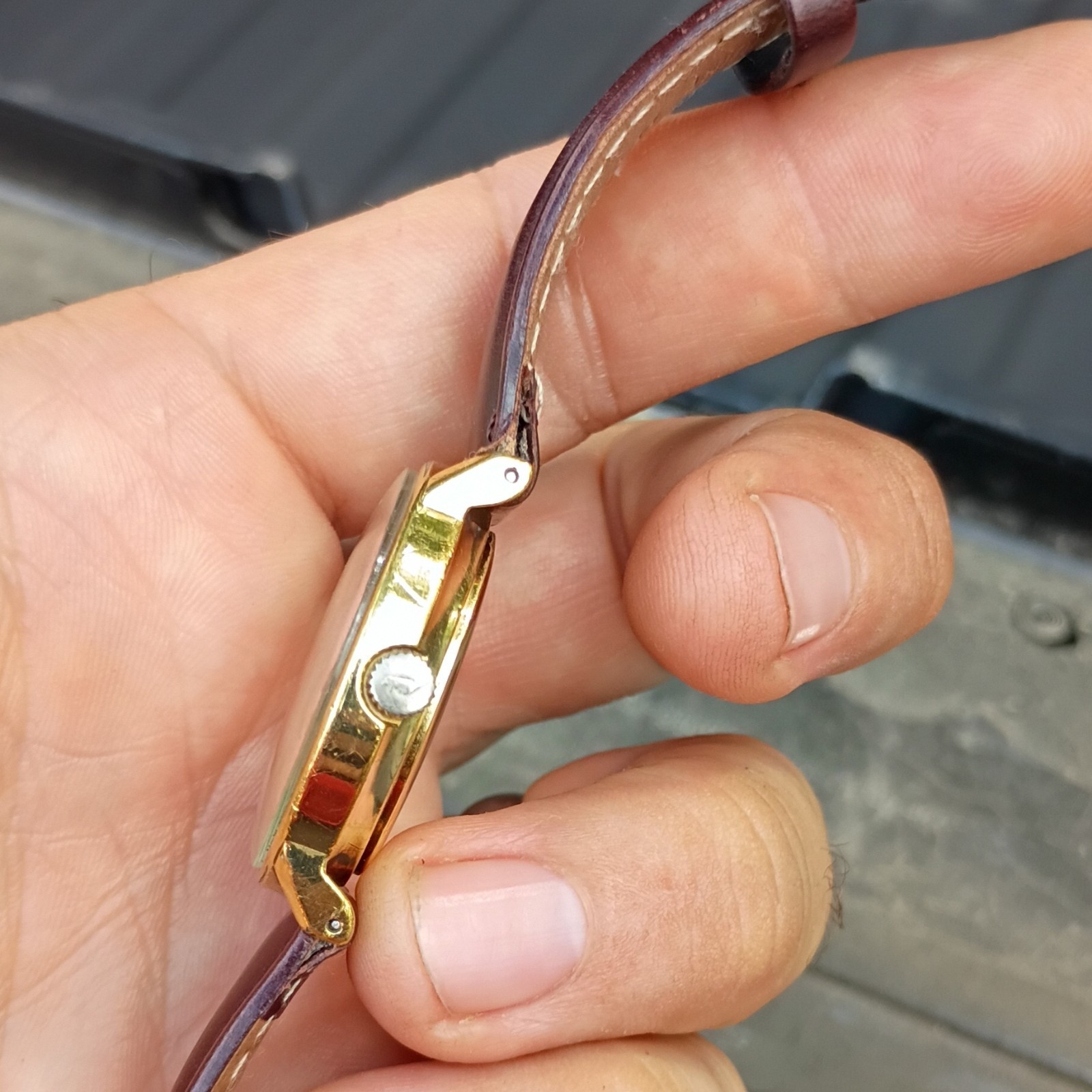 Mido Ocean Star Datoday Vintage 1960s Automatic Day/Date Silver Dial Gold Plated
