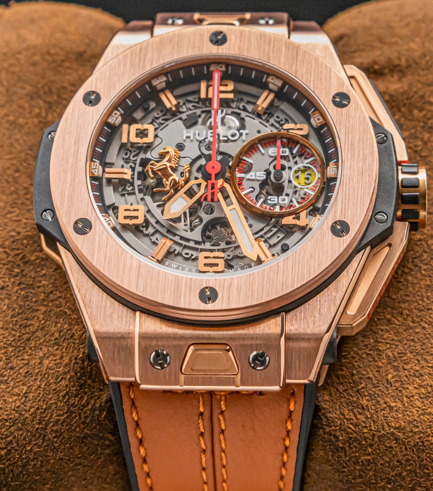 Hublot Big Bang Unico Ferrari King Gold $46K MSRP Limited 45mm 401.OX.0123.VR