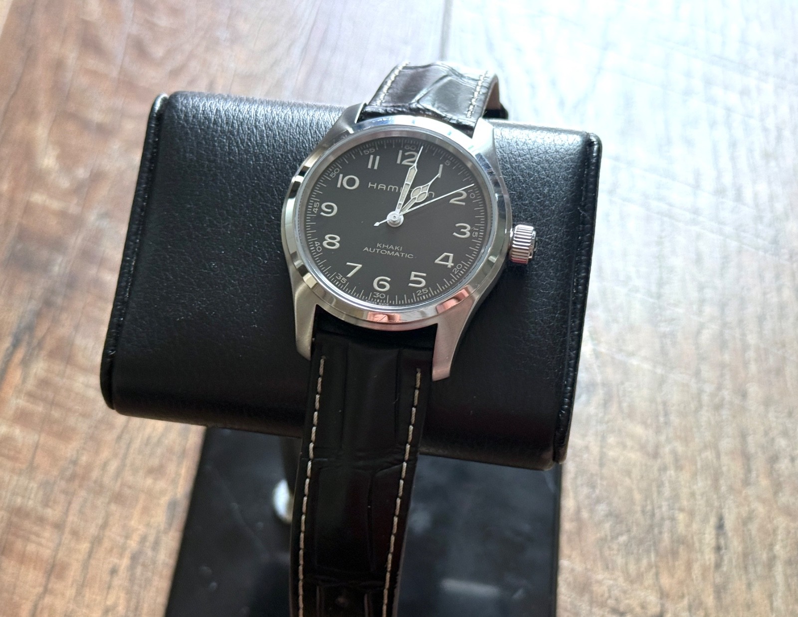 HAMILTON Khaki Field MURPH 42mm Automatic Black Dial Watch H70605731