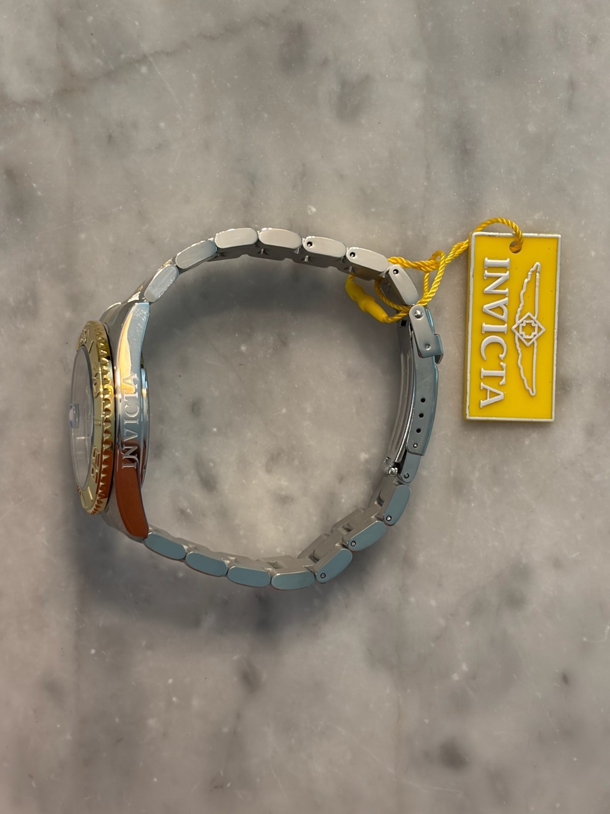 Invicta Pro Diver Men’s Watch – 43mm, Steel, Gold (29942)
