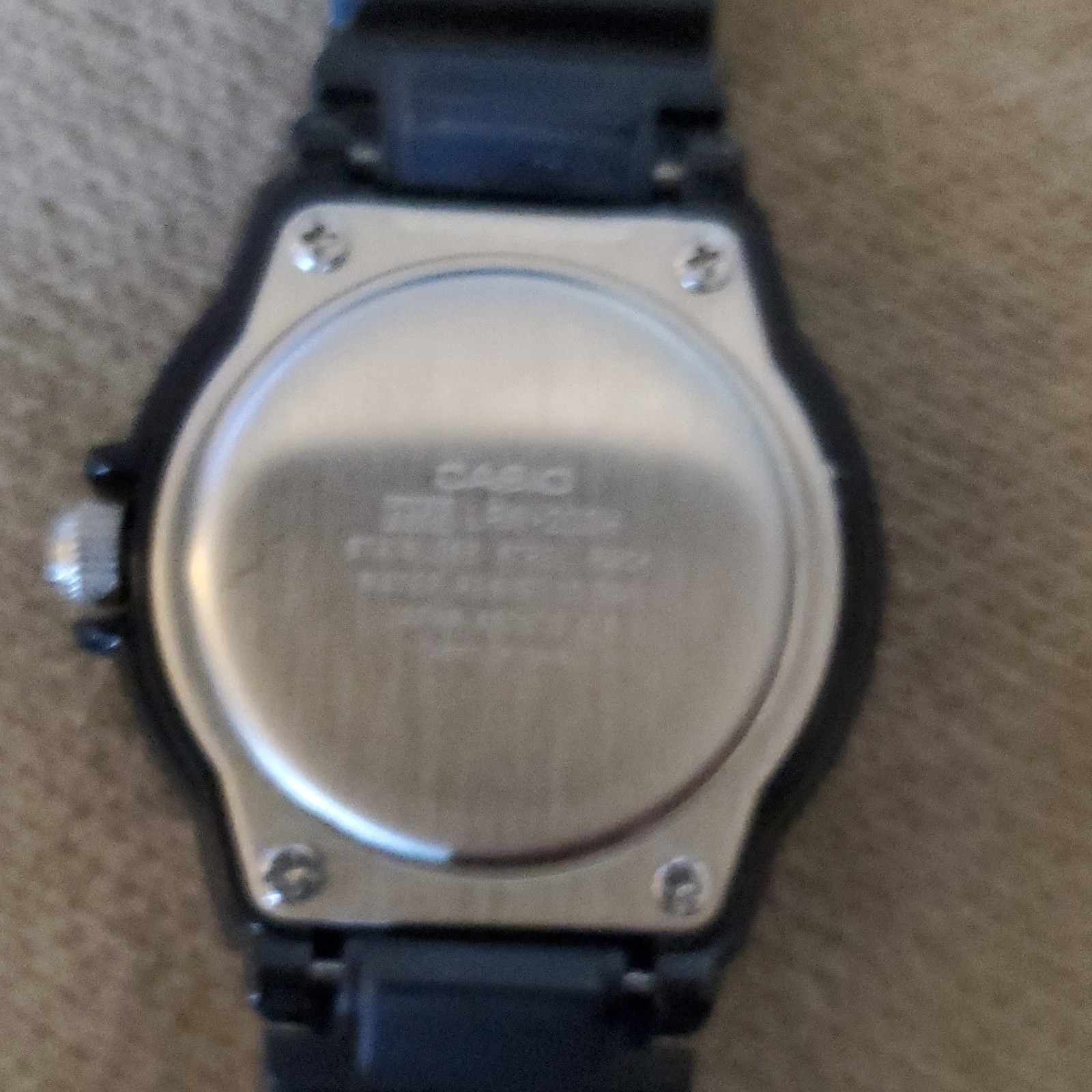 Casio MRW-200H Quartz Analog 100m Black Resin Strap Date Diver Watch