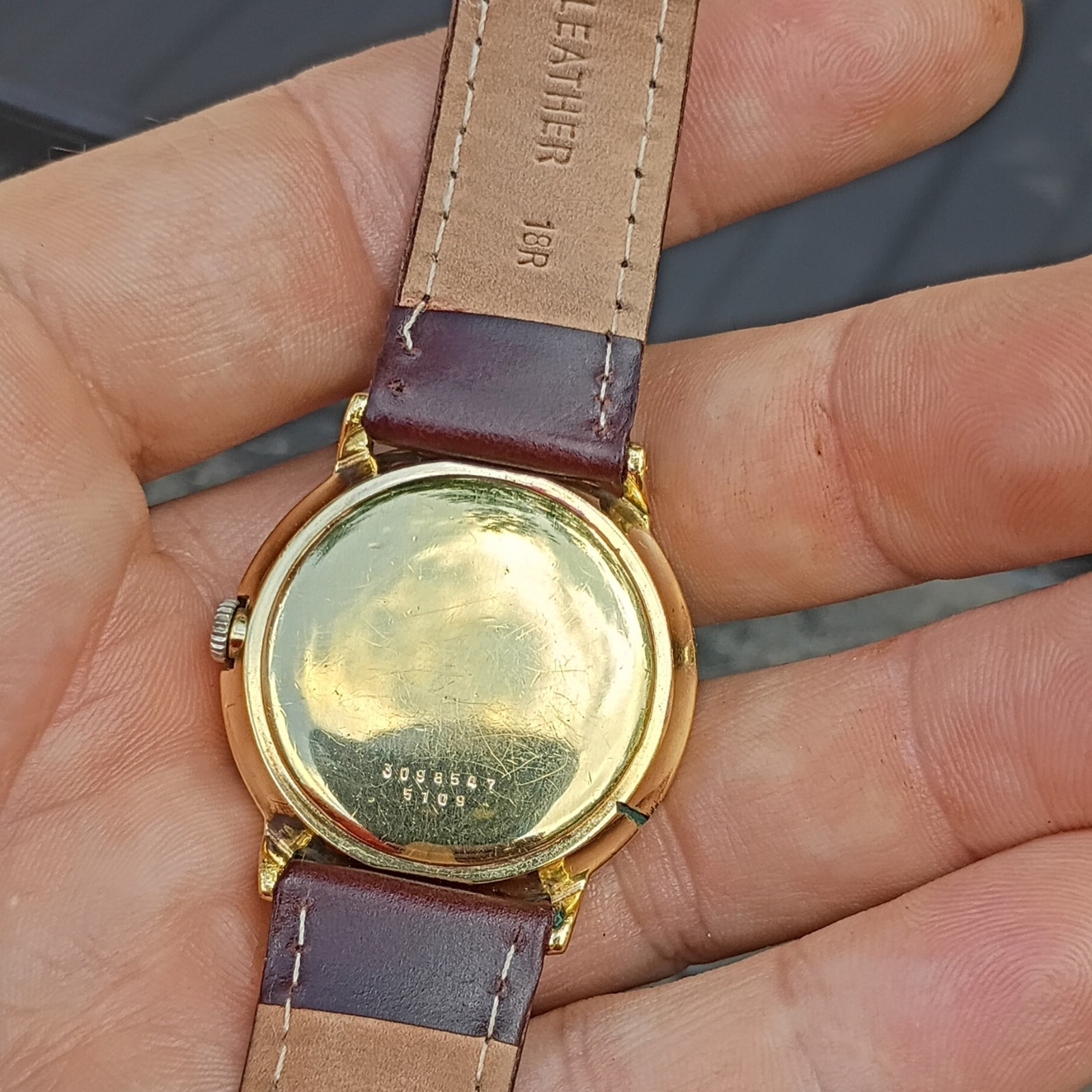Mido Ocean Star Datoday Vintage 1960s Automatic Day/Date Silver Dial Gold Plated