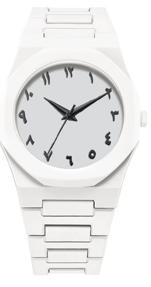 New Fashionable Men’s Watch Simple Black Male Quartz Watches Arabic digital Casu