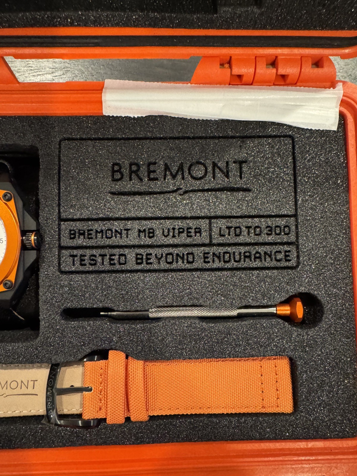 Bremont Viper Limited Edition 300 Pcs Martin Baker – Box & Papers, extra strap