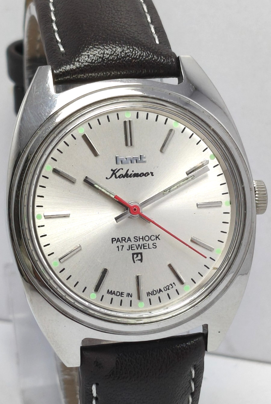 HMT Kohinooor 17J Hand Winding Wrist Watch For Men’s In Working Condition