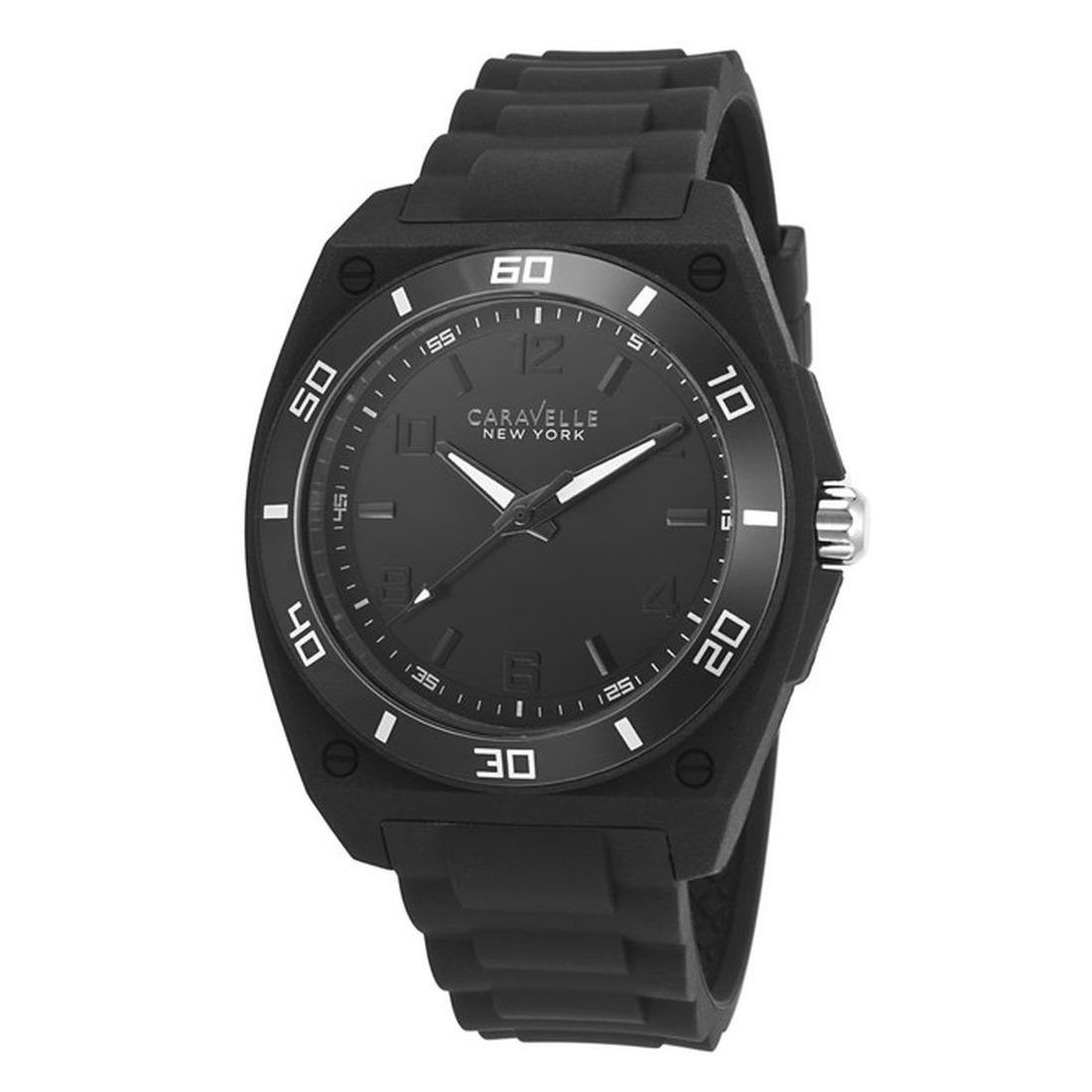 Bulova Caravelle Men’s Black Dial Quartz Watch 43A127
