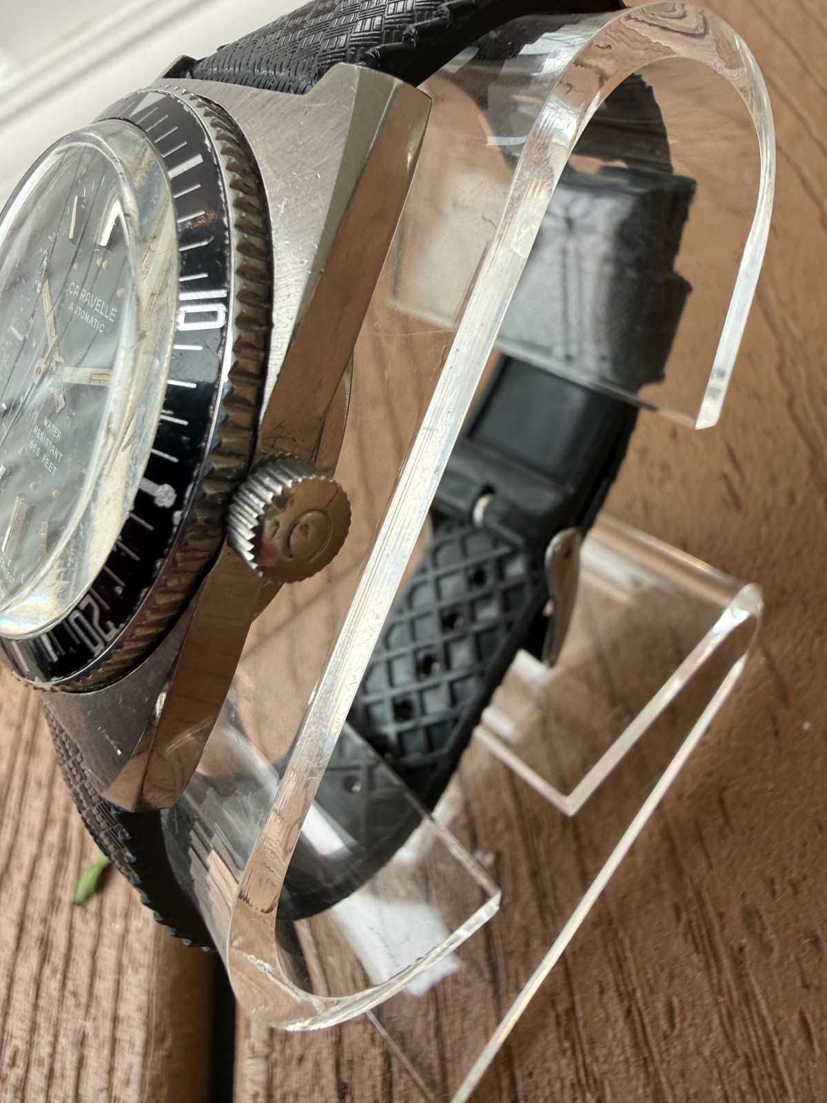 Men’s 1970’s Caravelle “Sea Hunter” 666 Devil Diver Automatic