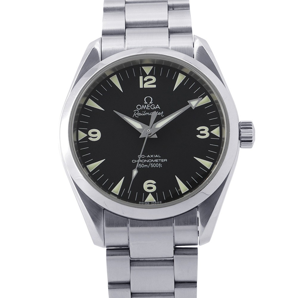 OMEGA Seamaster Aqua Terra Railmaster 39.2mm Stainless Steel Black Dial 2503.52