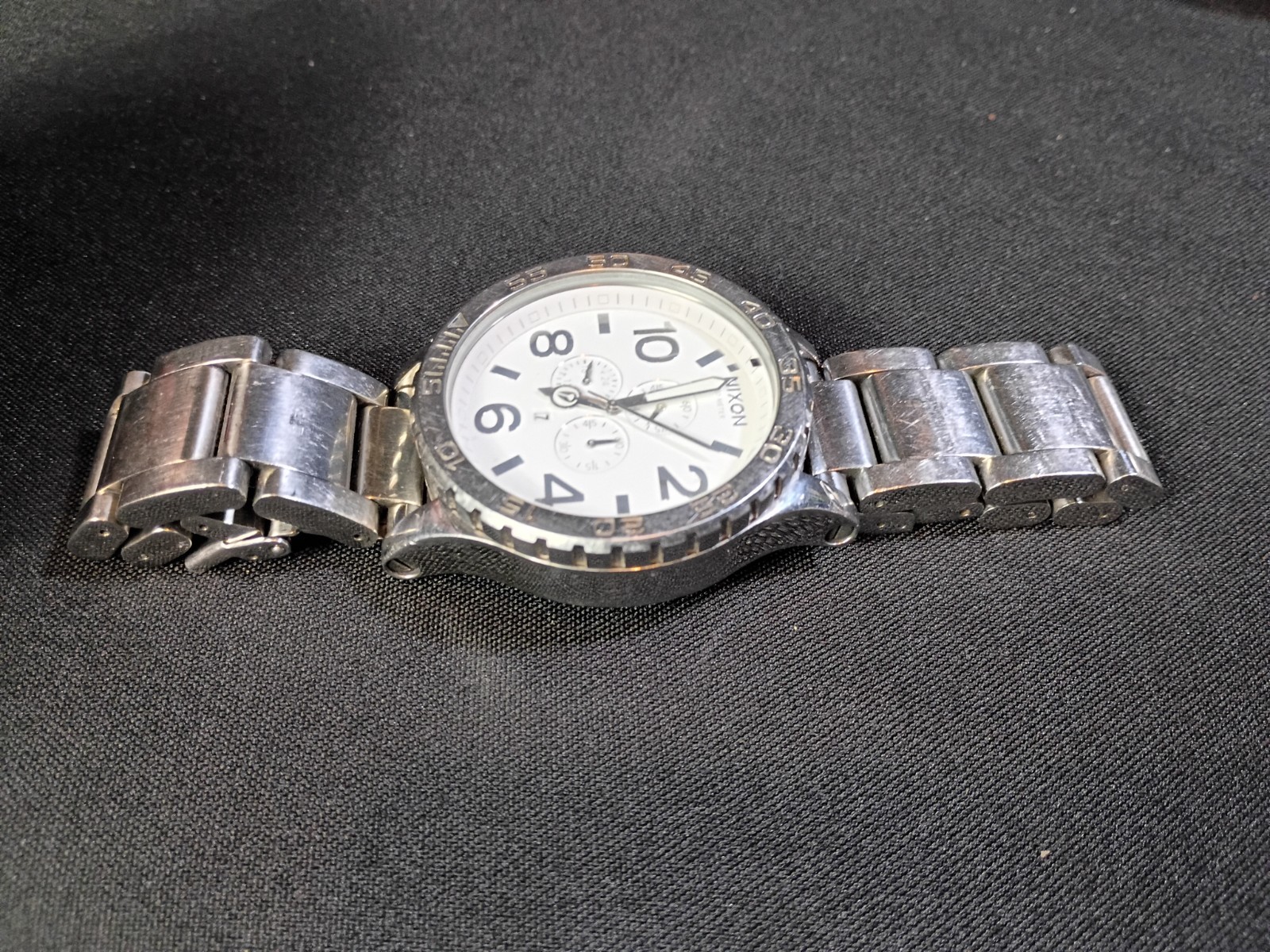 Nixon The 51-30 Chrono Men’s Quartz Chronograph Date 51mm Silver Bracelet