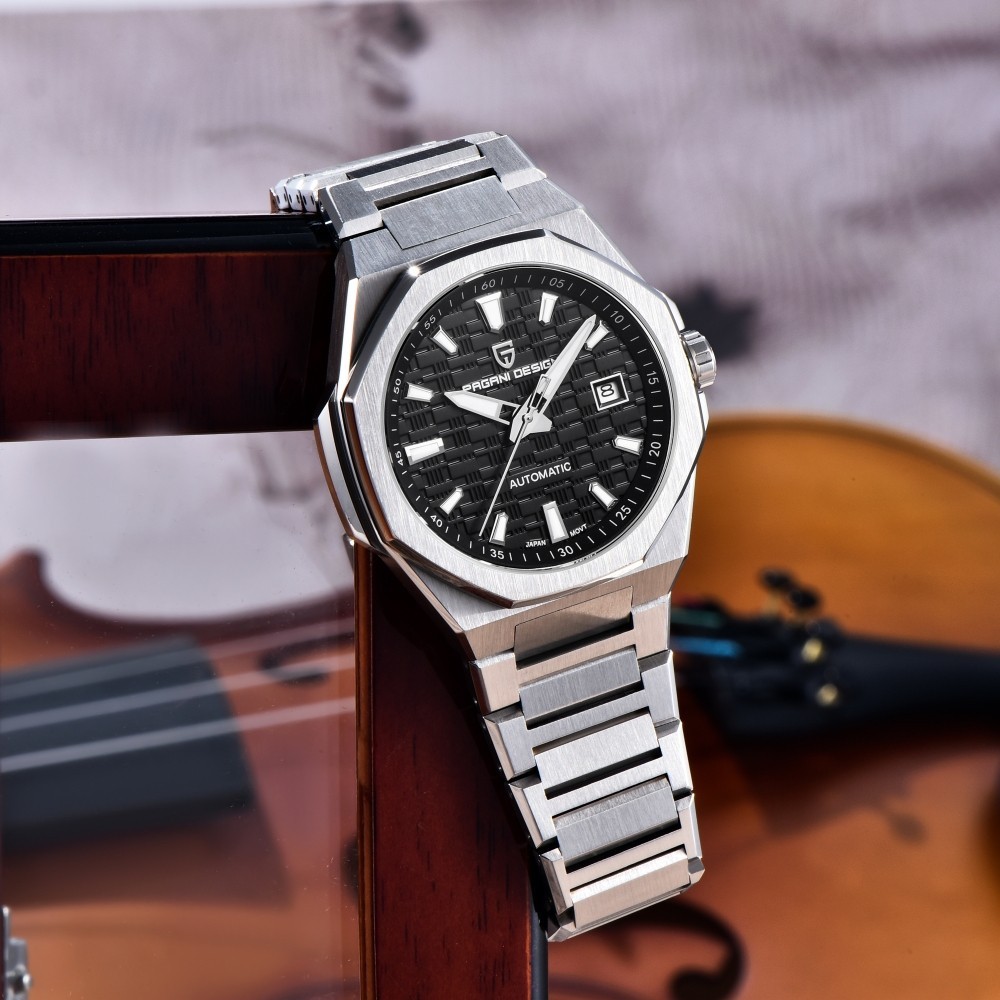 Men’s Automatic Mechanical Watch Miyota Movement Sapphire Glass 100M Waterproof