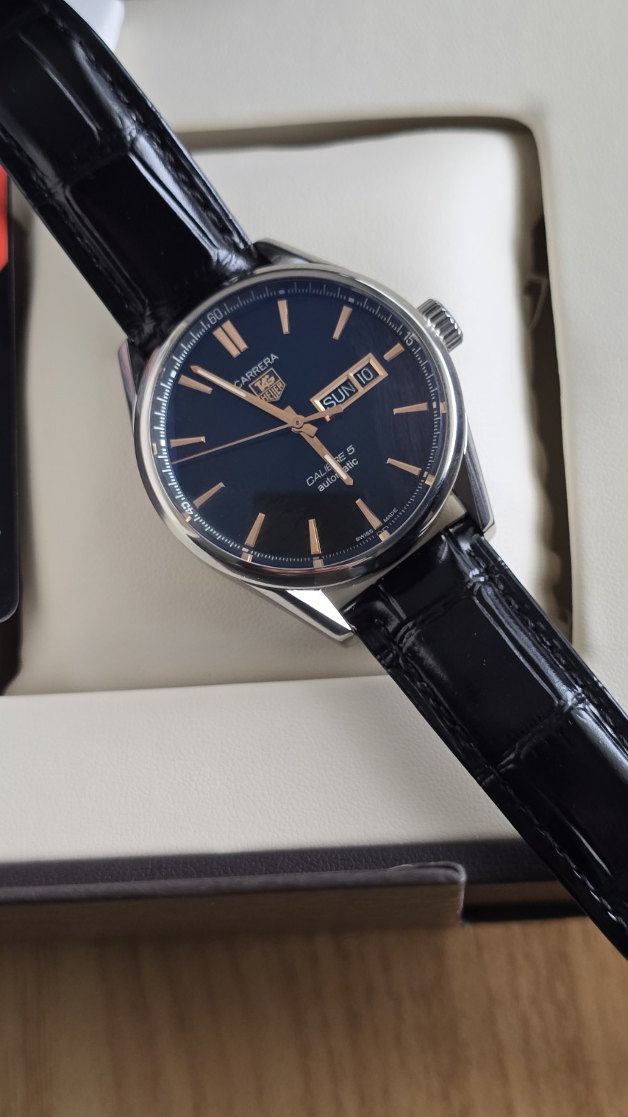 TAG Heuer Carrera 41mm Calibre 5 Automatic Day-Date