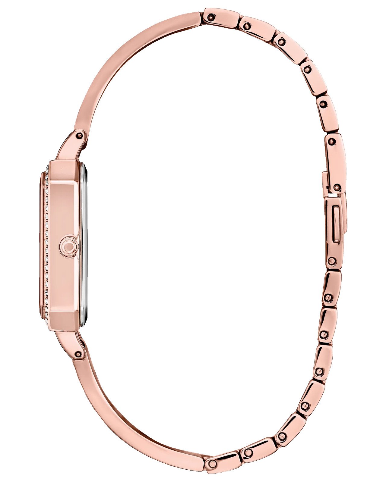 CITIZEN SILHOUETTE EM0983-51A SILVER DIAL ROSE GOLD BANGLE 23MM WOMENS WATCH