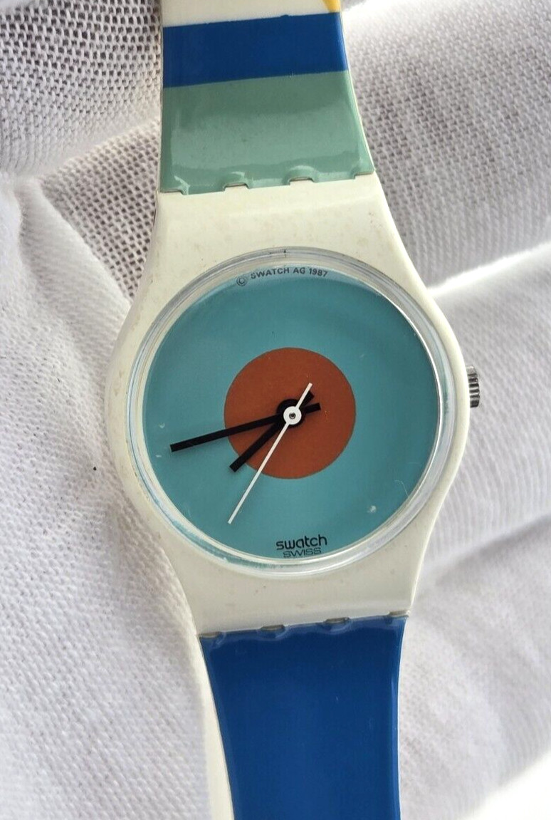 SWATCH Nab Light Womens Watch LW-118 Original Band 1987 (released 1988) NEW BATT