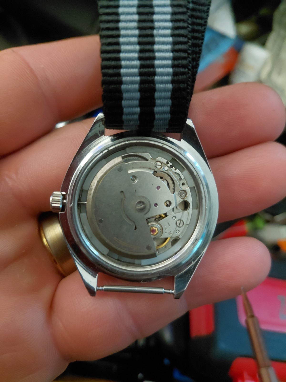 Vintage Citizen Eagle 7 Automatic Cushion 1970s Russian English Day/Date 4 -…