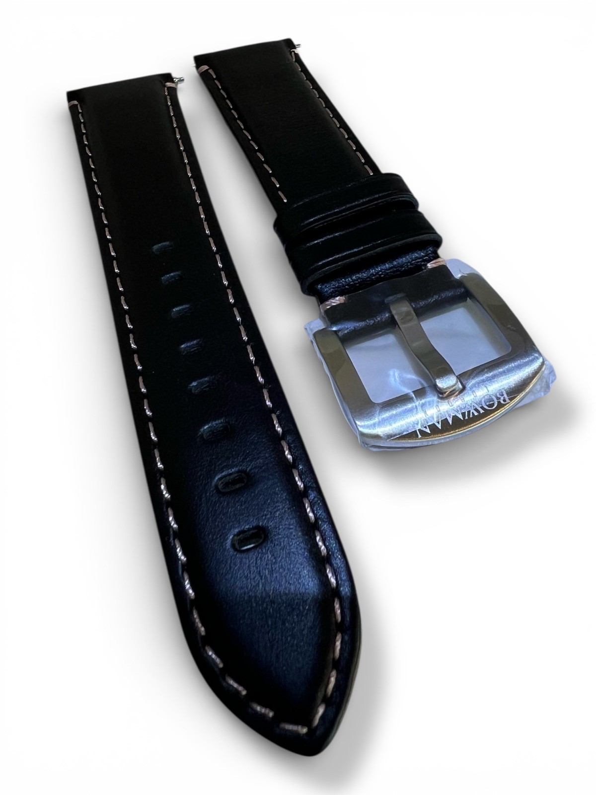 Premium Leather Strap | 22mm Genuine Leather | Field Band | Military grade