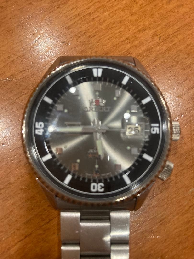ORIENT Vintage Automatic Watch Three Star Rotating Inner Bezel