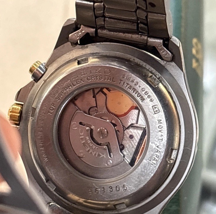 Seiko Kinetic Titanium Sports 100 Men’s Watch, Previously Owned