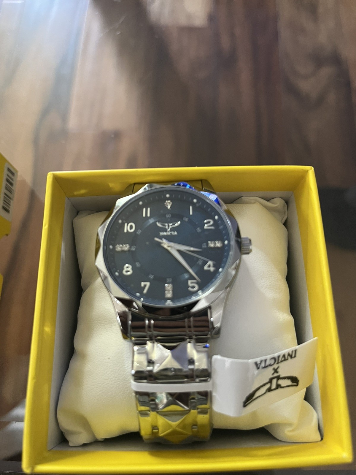 Invicta Men’s Watch Specialty Quartz Blue Copper Dial Steel Bracelet 69028