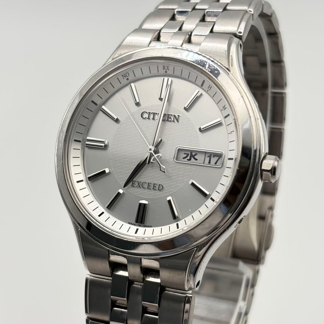 CITIZEN EXCEED H100 T018661 Radio Solar Watch Titanium