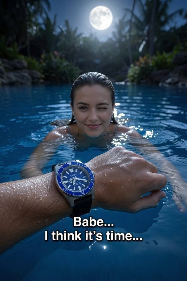 Put a little “Blue Lagoon” into your life! Dive Tool Watch w/ Sapphire Crystal!
