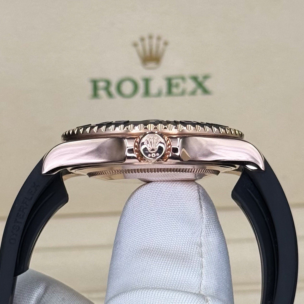 Rolex Yacht-Master 37 Rose Gold Certified Rolex Preowned 2024 Ref 268655