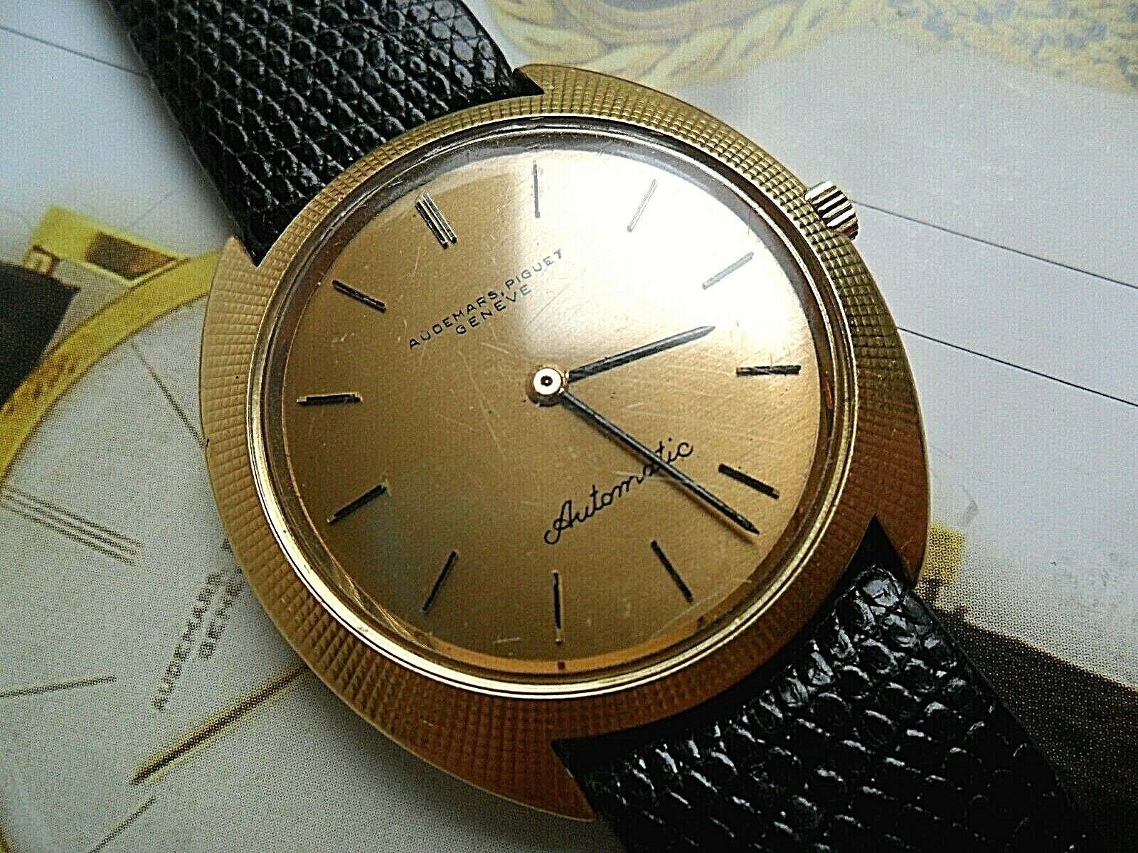 Audemars Piguet/AP Hobnail 18KYG Cal.K2120 Automatic Winding 1970 Watch