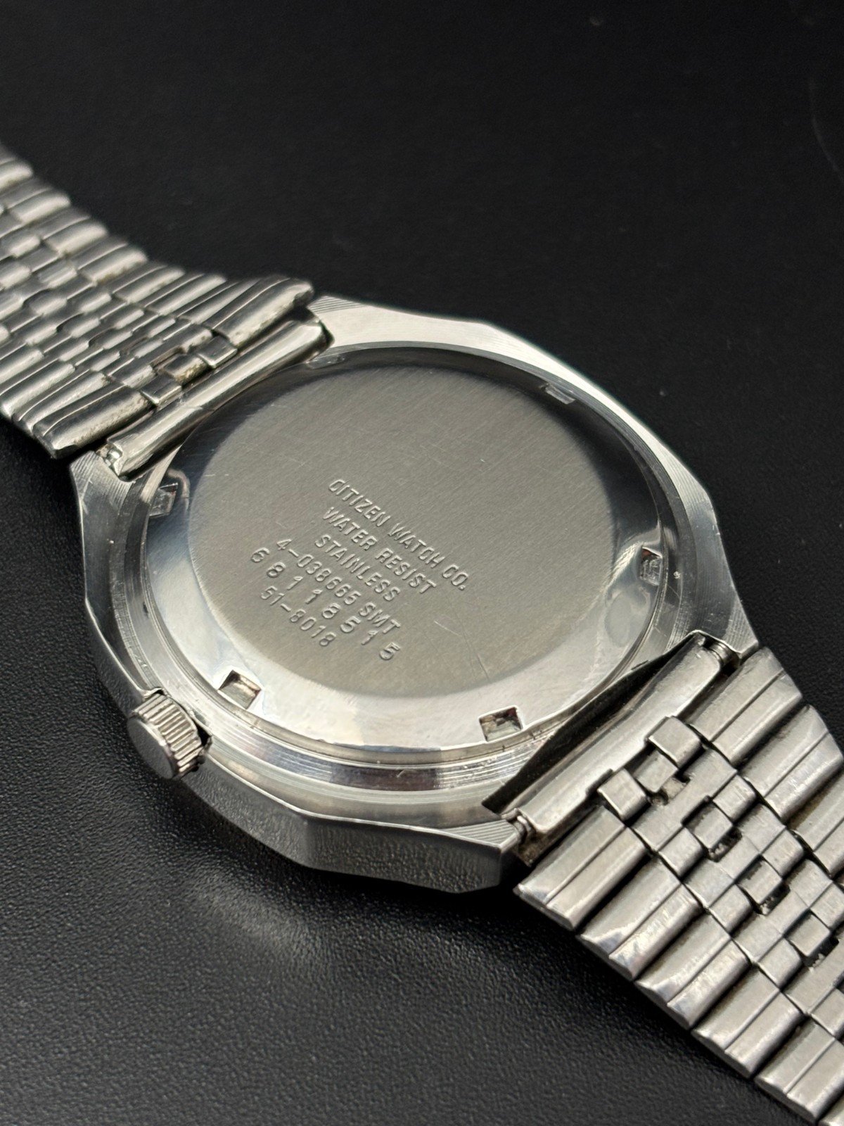 Citizen Orange Vintage Automatic men’s Japan Wristwatch Miyota 8200 day date
