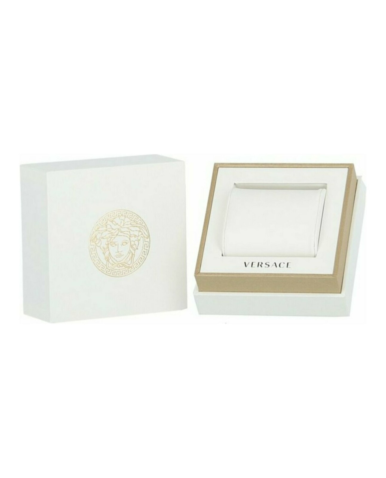 Versace Womens Medusa Chrono Two Tone 40mm Strap Fashion Watch