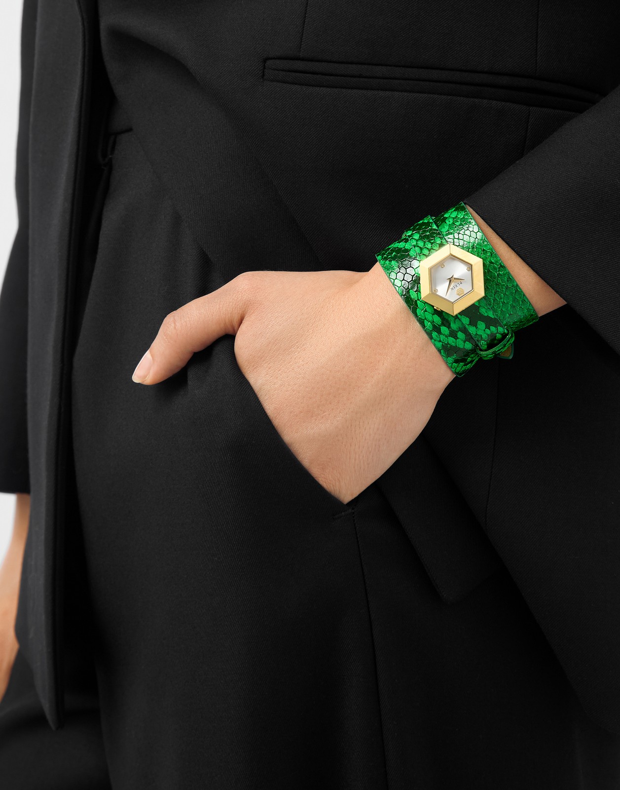 Philipp Plein Multicolour Womens Analogue Watch La Jungle De Plein PW6FA0225
