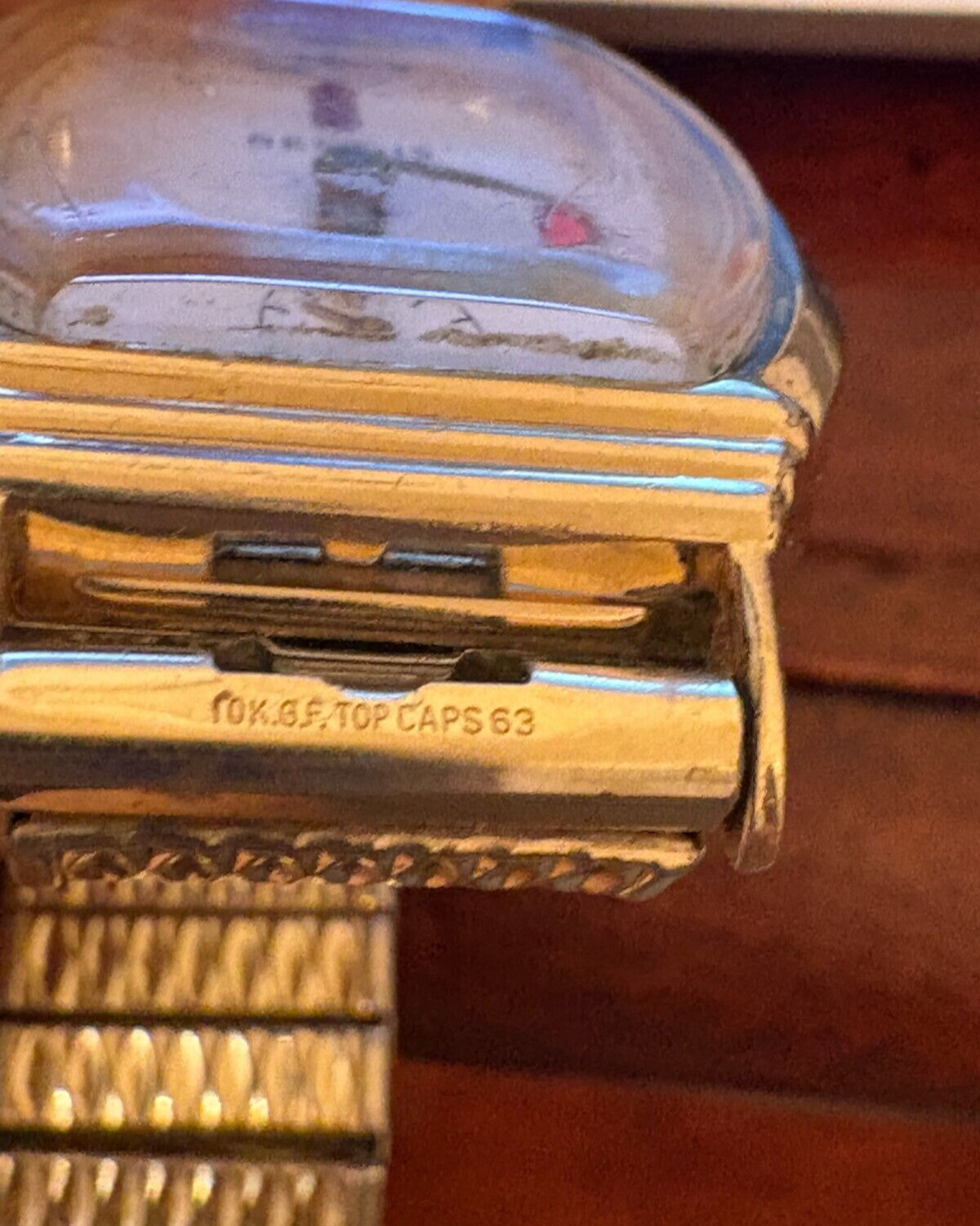 Estate 1950’s 10K RGP Benrus Diamond/ Baguette Ruby Men’s Watch for Repair Parts
